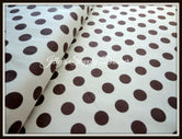 Brown Dot on Cream