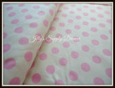 Light Pink Dot on Cream