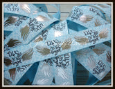 Lil Sis To An Angel Foil on Light Blue
