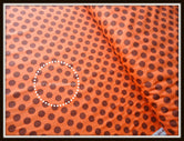 Brown on Orange Ta Dot