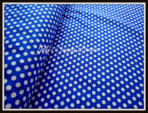 White Dots on Royal Blue