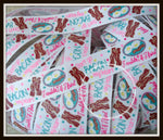 Don't Go Bacon My Heart Glittered on White