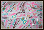 Coffee Queen & Cookie Princess on White