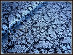 Black Metallic Damask