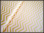 Sleek Pearlized Gold Chevron on Blush