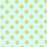 Pearlized Gold Quarter Dot on Mist