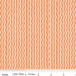 Orange & White Crimp Hipster