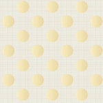 Swiss Dot Metallic Gold Fabric