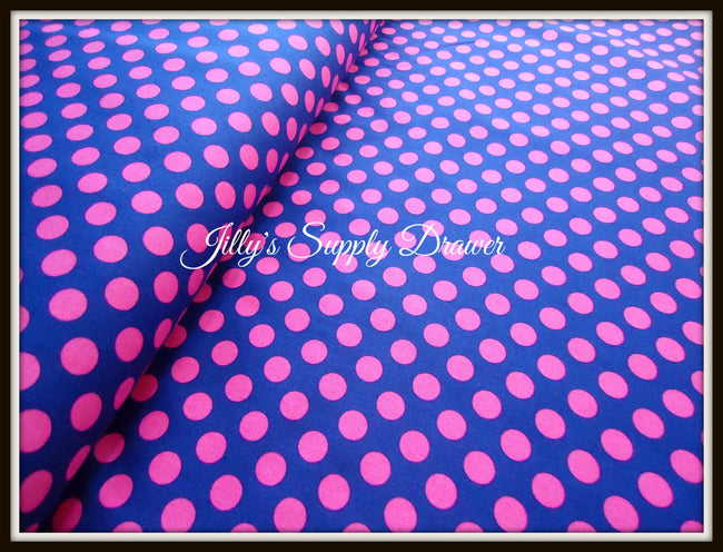 Hot Pink on Passion Purple Ta Dot