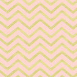 Sleek Pearlized Gold Chevron on Blush