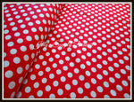 White on Red Minne Ta Dot